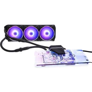 Alphacool Eiswolf 2 GPU AIO 360mm Radeon RX 6800/6800XT Gaming Trio X met Backplate, GPU waterkoelers