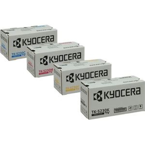 Kyocera, Toner, Originele TK-5230 toner - multipack van 4 (cyaan, magenta, geel, zwart)