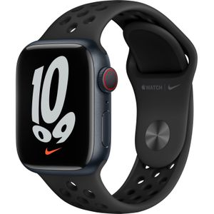 Apple Horloge Nike Series 7 (41 mm, Aluminium, 4G, Eén maat voor iedereen), Sporthorloges + Smartwatches