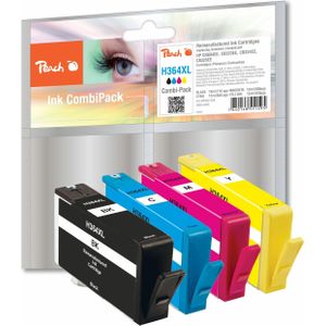 Peach 316405 inktcartridge 5 stuk(s) Zwart, Cyaan, Magenta, Geel