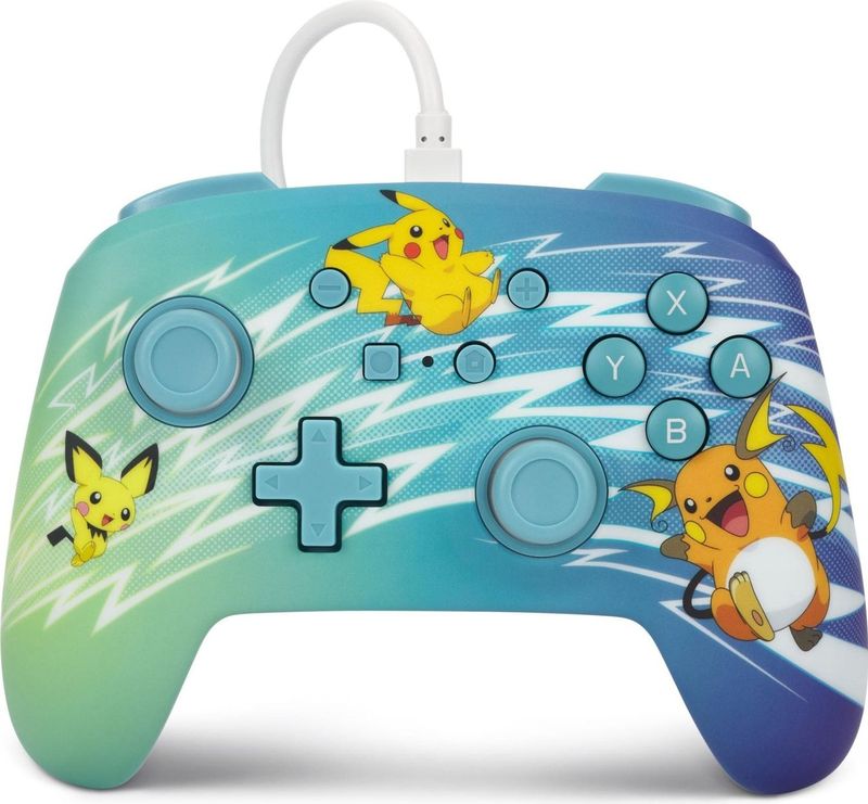 PowerA - Schakelcontroller - Veelkleurig - Verbeterde Bedrade Pikachu Evolution