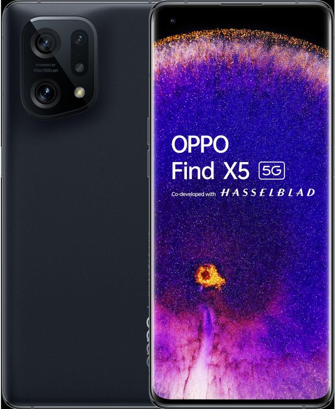 OPPO - Find X5 - Smartphone - Zwart - 256 GB - Dubbele SIM - 5G