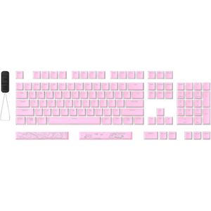 HP HyperX Pudding Keycaps 2 - Full Key Set - PBT - Pink (US Layout)
