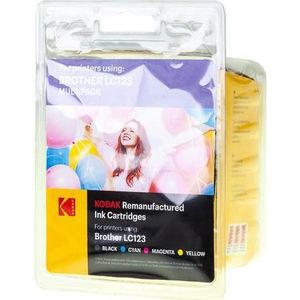 Kodak, Inkt, 185B012321 BRO. DCPJ132W (4) CMYK