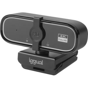 iggual - WC3840 - Professionele Webcam - 4K UHD - Autofocus - USB Voeding