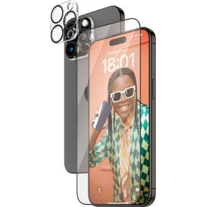PanzerGlass Bundel Glas + PicturePerfect (1 Stuk, iPhone 15 Pro Max), Smartphone beschermfolie