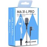 Midland - MA 31-L Pro - Hoofdtelefoon - Zwart - Bedraad