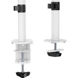 Deltaco - GAM-040 - Monitor Arm - Wit - Voor 2 Schermen - 13-32 inch