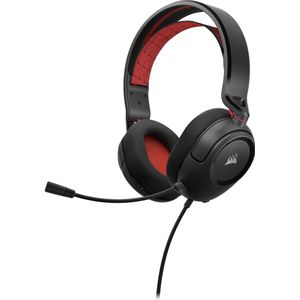 CORSAIR - HS35 v2 - Headset - Rood - 3,5-mm-stekker