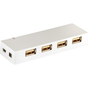 EFB Elektronik USB2.0 hub 4 poorten, incl. USB2.0 aansluitkabel (4 ports), Docking station + USB-hub