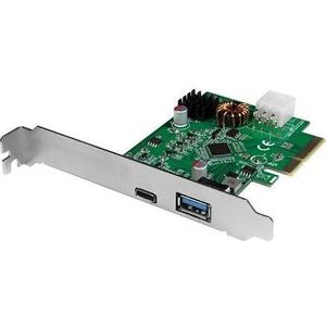 LogiLink PC0089 PCI-Express Card - USB 3.2 Gen 2x1 USB-A & USB-C - Tot 10 Gbit/s