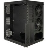 Intertech - NAS-8 - PC Behuizing - Zwart - mATX/ITX/ATX