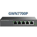 Grandstream - GWN-770x - Netwerkschakelaar - Zwart - 5 Havens