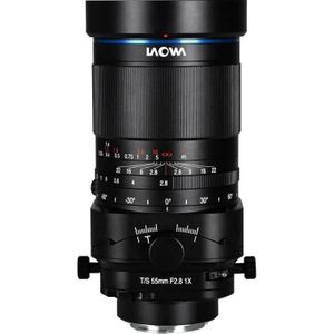 Laowa 55mm f/2.8 Tilt Shift 1X Macro Lens Nikon Z (Nikon Z, Volledig formaat), Objectief, Zwart