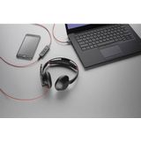 Poly Blackwire C5220 (Bedraad, USB-C), Kantoorheadset, Zwart