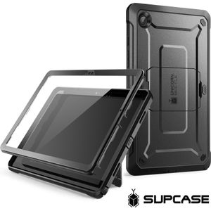 Supcase Baseus Supcase UNICORN BEETLE PRO GALAXY TAB A8 10.5 X200 (Galaxy Tab A8 (2021)), Tablethoes, Zwart