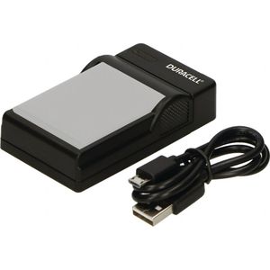 Duracell Vervangende Olympus LI-50B USB (Lader), Stroomvoorziening voor de camera, Zwart