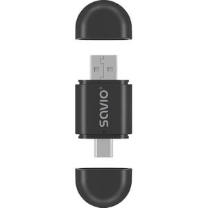 Savio - TR-17 - Bluetooth Audio-Adapter - Zwart - Draadloze CarPlay & Android Auto