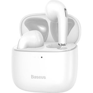 Baseus Bowie E8 TWS draadloze hoofdtelefoon - wit (ANC, Draadloze), Koptelefoon, Wit