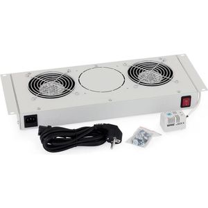 Triton RAB-CH-X24-X1 - Ventilatie-eenheid voor RUA, RBA-xxx-A6 met 1 ventilator elk 160m3h 240V 5060Hz en, Accessoires voor serverkasten
