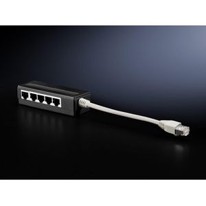 Rittal Adapter voor RTC,3201.200/.300 3201070, Accessoires voor serverkasten, Wit, Zwart