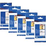 Brother TZ-N201 labelprinter-tape Zwart op wit