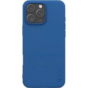 Nillkin Super Frosted Shield Pro hoesje voor iPhone 16 Pro - blauw (iPhone 16 Pro), Smartphonehoes, Blauw