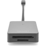 Digitus Geheugenkaartlezer USB 2.0 Type-C - Grijs