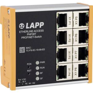 LAPP - ETHERLINE ACCESS PNF08T - Netwerkschakelaar - 8 Poorten - Compact - IP67
