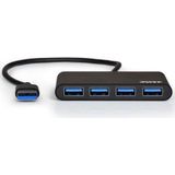 Port Designs - USB 3.0 Hub - Grijs - 4 Poorten - Hoge Snelheid