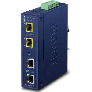 Planet - IGT-900-2T2S - Industriële Mediaconvertor - Robuust - IP30-certificering