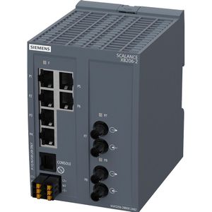 Siemens Scalance (8 ports), Netwerkschakelaar, Grijs