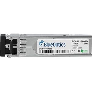 BlueOptics Compatibel Extreme Networks 10063  BO05A13602D SFP Transceiver, LC-Duplex, 100BASE-FX, Multimode F, Zendontvangers, Zilver