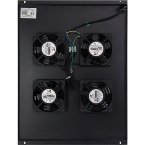 Intertech - Ventilation Swsn - CPU-koeler - Zwart - 4 Ventilatoren