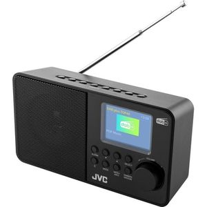 JVC RA-E611B-DAB (DAB+, FM), Radio, Zwart