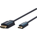 clicktronic Casual USB-C™/HDMI™ adapterkabel, 1 m (1 m, HDMI), Videokabel