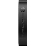 HP Pro t550 2 GHz ThinPro 1,3 kg Zwart J6412 (Intel Celeron J6412, 4 GB, Intel UHD Graphics), PC, Zwart