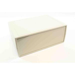 RS PRO Schelpbehuizing, Beige, ABS, 100 x 180 x 250mm (Huisvesting), Elektronica benodigdheden + Behuizing, Beige
