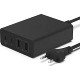 Belkin 108W 4-POORTS GAN LADER (108 W, GaN-technologie), USB-lader, Zwart