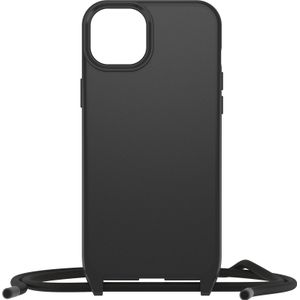 OtterBox React Halsketting - MagSafe Smartphone Case met ketting (iPhone 14 Plus, iPhone 15 Plus), Smartphonehoes, Zwart