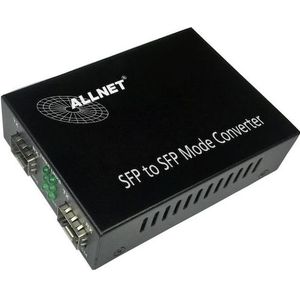Allnet 134409 1000Mbit/s multimodus, Zendontvangers, Zwart