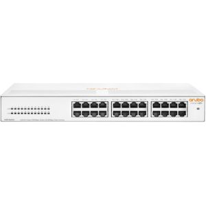 Aruba Instant On 1430 Unmanaged Switch (R8R49A) (24x Gigabit Ethernet). (24 ports), Netwerkschakelaar, Wit