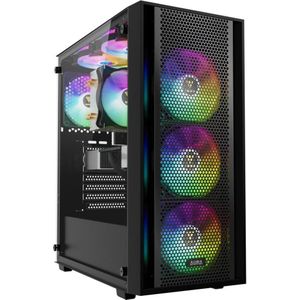 Gamdias - Aura GC2 Elite - Gaming Miditower - Zwart - Gehard Glas