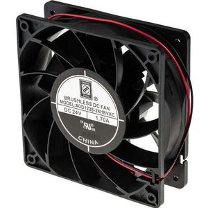 RS PRO DC axiale ventilator 120mm 384m³/h 24Vdc (120 mm), PC ventilator