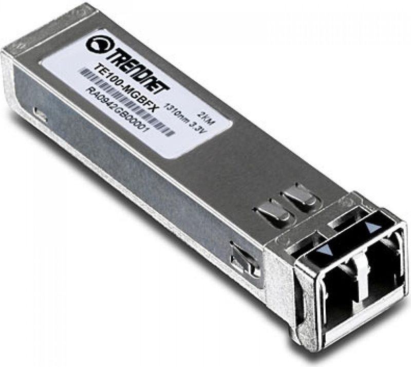 Trendnet - TE100-MGBFX - 100Base-FX SFP Multi-Mode LC-module - Geschikt voor SFP Slots