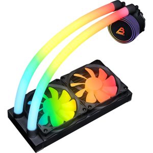 Blackstar Luna PC240MM ARGB Liquid Cooling System, black, CPU waterkoelers, Zwart