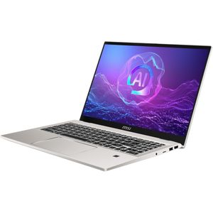 MSI Prestige 16" OLED UHD+/RyzenAI9 365/32Go/1To/W11P (16", 1000 GB, 32 GB, DE, AMD Ryzen AI 9 365), Notebook, Zilver