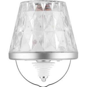 REV, Tafellamp, LED-flesverlichting met oplaadbare batterij Lamprusco Cristal RGBW (130 lm)