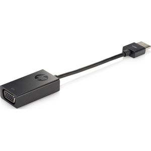 HP HDMI naar (VGA, 17.30 cm), Data + Video Adapter, Zwart