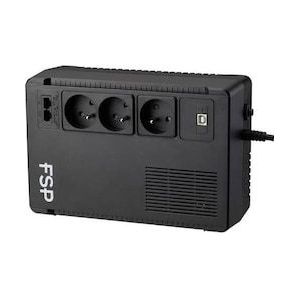 Fortron FSP ECO 800-FR Lijninteractieve UPS, 800VA, 480W, FR ouutlet*3, 12V/5AH*1, 230V, Comm USB, RJ45 (800 VA, 480 W, Lijninteractief UPS), UPS